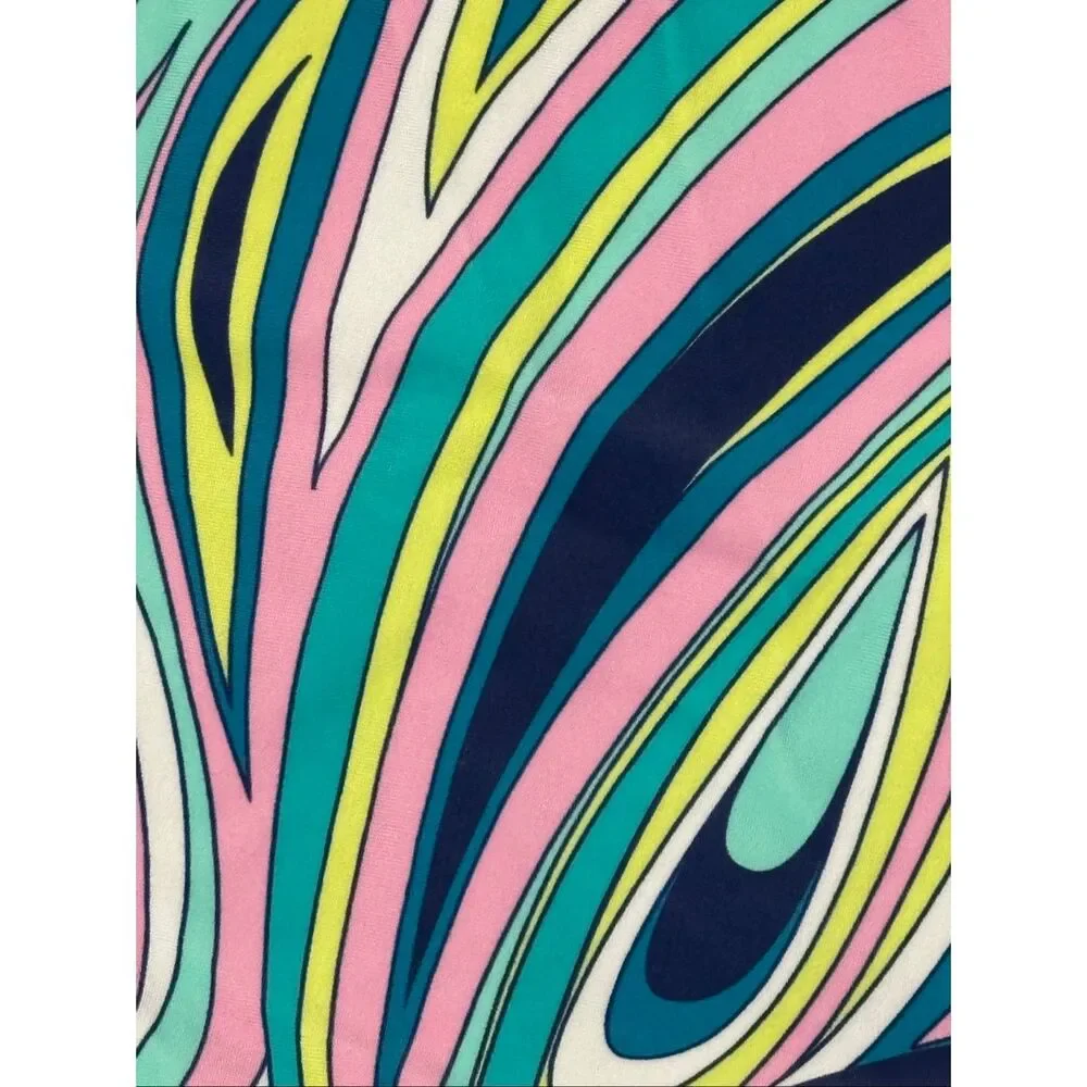 Roxanne 14 38C Underwire Tummy Control Swim Dress Multicolor